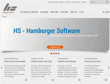 Tablet Screenshot of hamburger-software.de